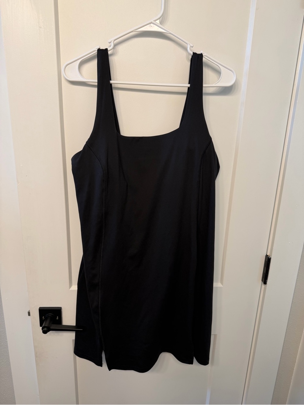 all in motion Black Square-Neck Athletic Dress